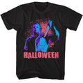 Black Halloween t-shirt featuring Halloween 3-Color design