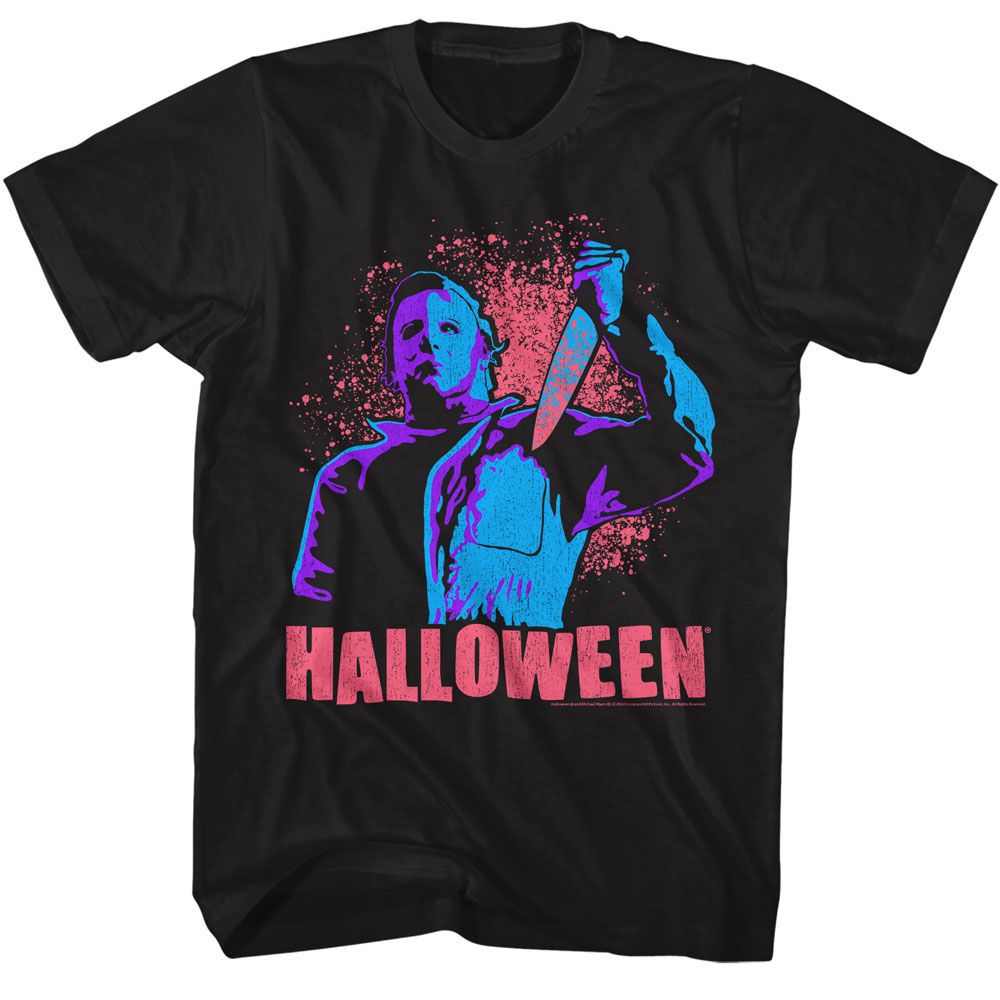 Black Halloween t-shirt featuring Halloween 3-Color design