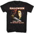 Black Halloween t-shirt featuring Halloween Lightning design