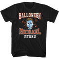Black Halloween t-shirt featuring Halloween Varsity 2 design