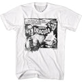 White Hammer Horror t-shirt featuring Hammer Horror Horror of Dracula black and white design