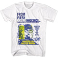 White Hammer Horror t-shirt featuring Hammer Horror Flesh And Innocence design