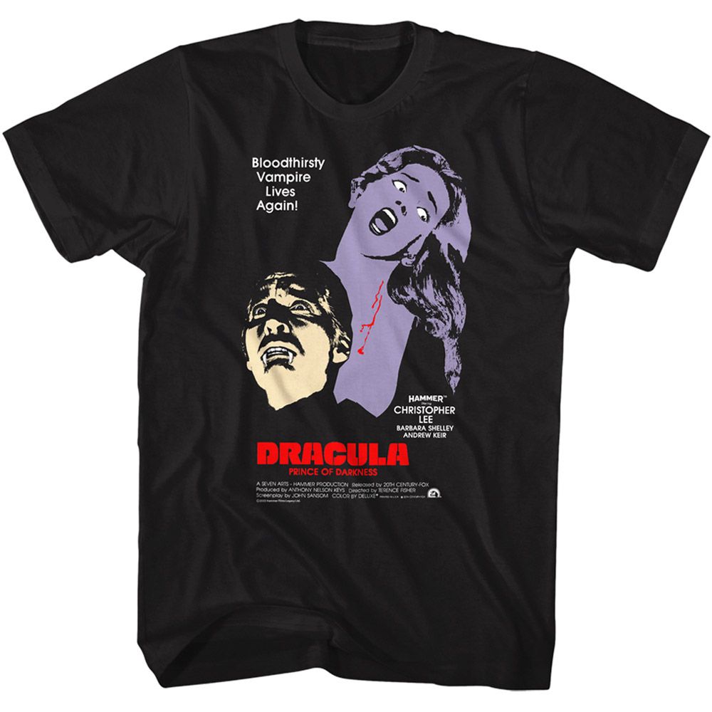 Black Hammer Horror t-shirt featuring Hammer Horror Bloodthirsty design