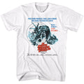 White Hammer Horror t-shirt featuring Hammer Horror Five Million Years to Earth design