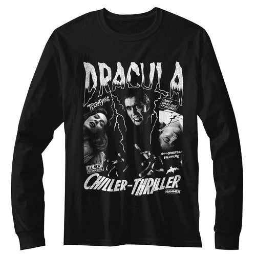 Hammer Horror Long Sleeve T-Shirt - Chiller Thriller