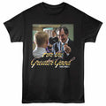 Black Hot Fuzz t-shirt featuring a For the Greater Good design
