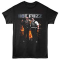 Black Hot Fuzz t-shirt featuring Hot Fuzz Explosion action design