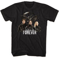 Black The Hunger Games t-shirt featuring The Hunger Games Fire Will Burn Forever design