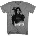 Graphite heather The Hunger Games t-shirt featuring The Hunger Games Katniss Burn Forever design