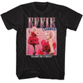Black The Hunger Games t-shirt featuring The Hunger Games Effie Trinket square design
