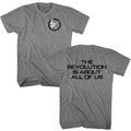 Graphite heather The Hunger Games t-shirt featuring The Hunger Games May The Odds Be Ever In Your Favor design (front and ...