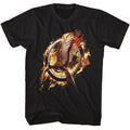Black The Hunger Games t-shirt featuring The Hunger Games Catching Fire Mockingjay design