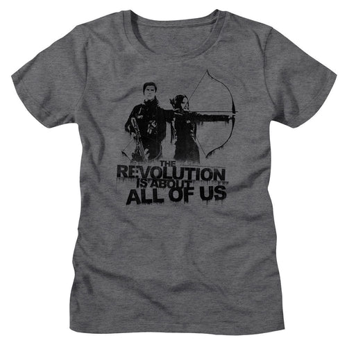 The Hunger Games Ladies T-Shirt - About All Of Us