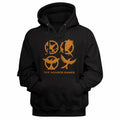 Black The Hunger Games pullover hoodie featuring a Emblems design
