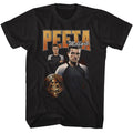 Black The Hunger Games t-shirt featuring The Hunger Games Peeta duo photo design