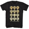 Black The Hunger Games t-shirt featuring The Hunger Games Shine District Logos design