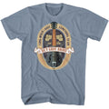 Indigo heather The Hunger Games t-shirt featuring The Hunger Games Lucy Gray Band design