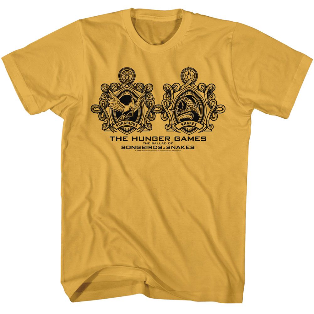 Ginger The Hunger Games t-shirt featuring The Hunger Games Songbird Snake Mirror design