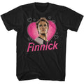Black The Hunger Games t-shirt featuring The Hunger Games Finnick Heartthrob design