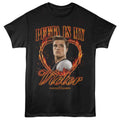 Black The Hunger Games t-shirt featuring a Peeta Is My Victor design