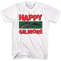 White Happy Gilmore t-shirt featuring Happy Gilmore Gilmore Gator design