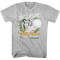 Gray heather Happy Gilmore t-shirt featuring Happy Gilmore Gold Jacket Tournament design