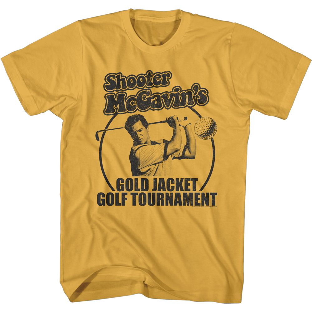 Ginger Happy Gilmore t-shirt featuring Happy Gilmore Gold Jacket Tourney design