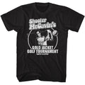 Black Happy Gilmore t-shirt featuring Happy Gilmore Gold Jacket Tourney design