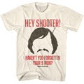 Natural Happy Gilmore t-shirt featuring Happy Gilmore Hey Shooter design