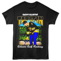 Black Happy Gilmore t-shirt featuring Happy Gilmore Tap It In Academy design