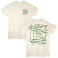 Natural Happy Gilmore t-shirt featuring Happy Gilmore The Waterbury Open design (front and back)