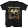Black Hollywood Vampires t-shirt featuring Hollywood Vampires Bat And Skeletons design