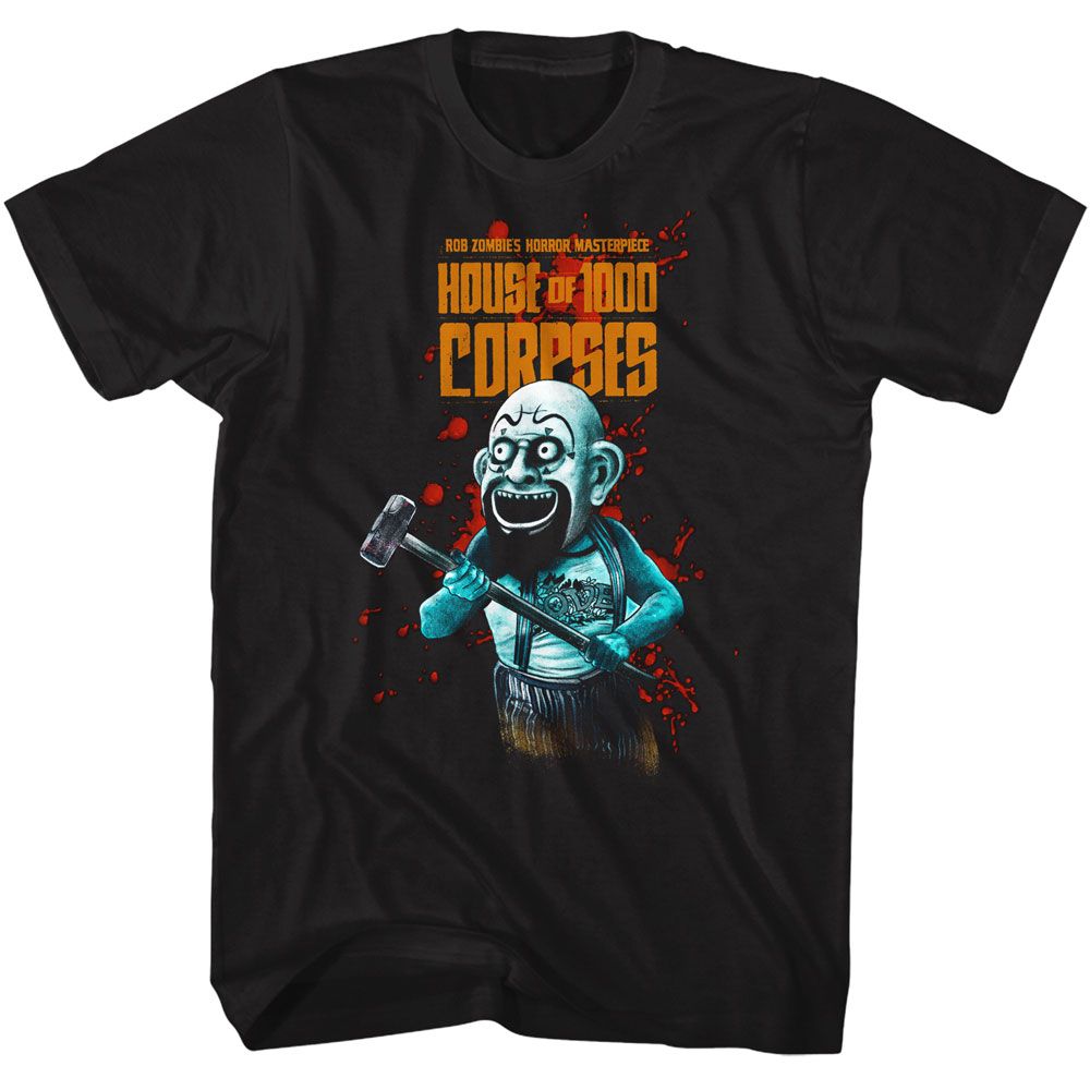 Black House of 1000 Corpses t-shirt featuring House of 1000 Corpses Sledgehammer design