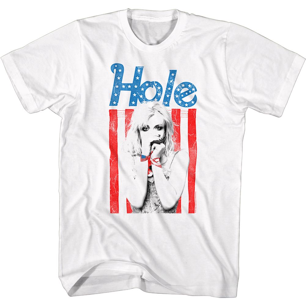 White Hole t-shirt featuring Hole Flag design