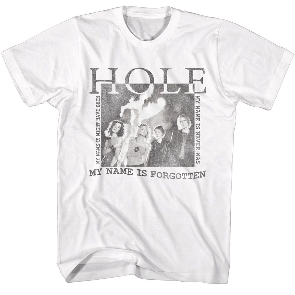 White Hole t-shirt featuring Hole Celebrity Skin 1998 album design