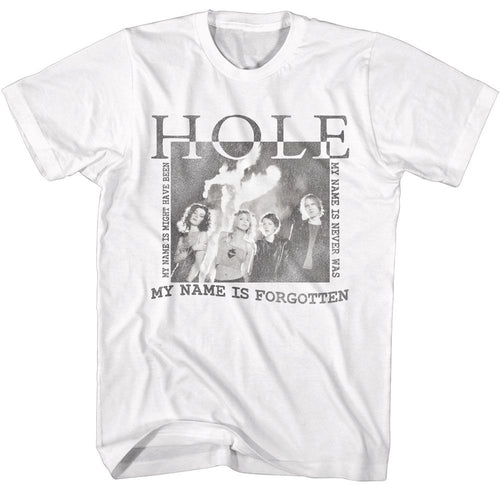 White Hole t-shirt featuring Hole Celebrity Skin 1998 album design