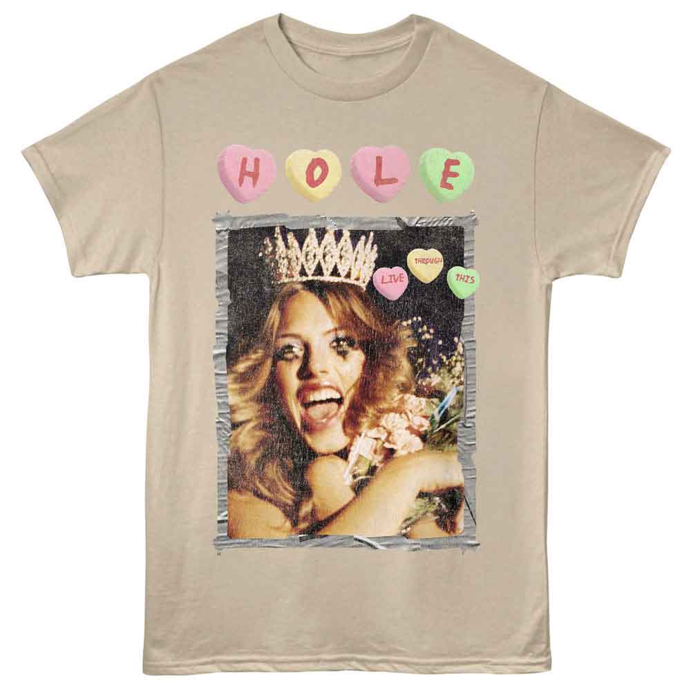 Sand Hole t-shirt featuring Hole Live Through This Candies design