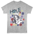 Gray heather Hole t-shirt featuring Hole Hearts And Bows design