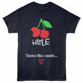 Tastes Like Candy Hole t-shirt in navy