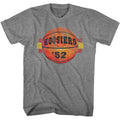 Graphite heather Hoosiers t-shirt featuring Hoosiers Basketball 1952 design