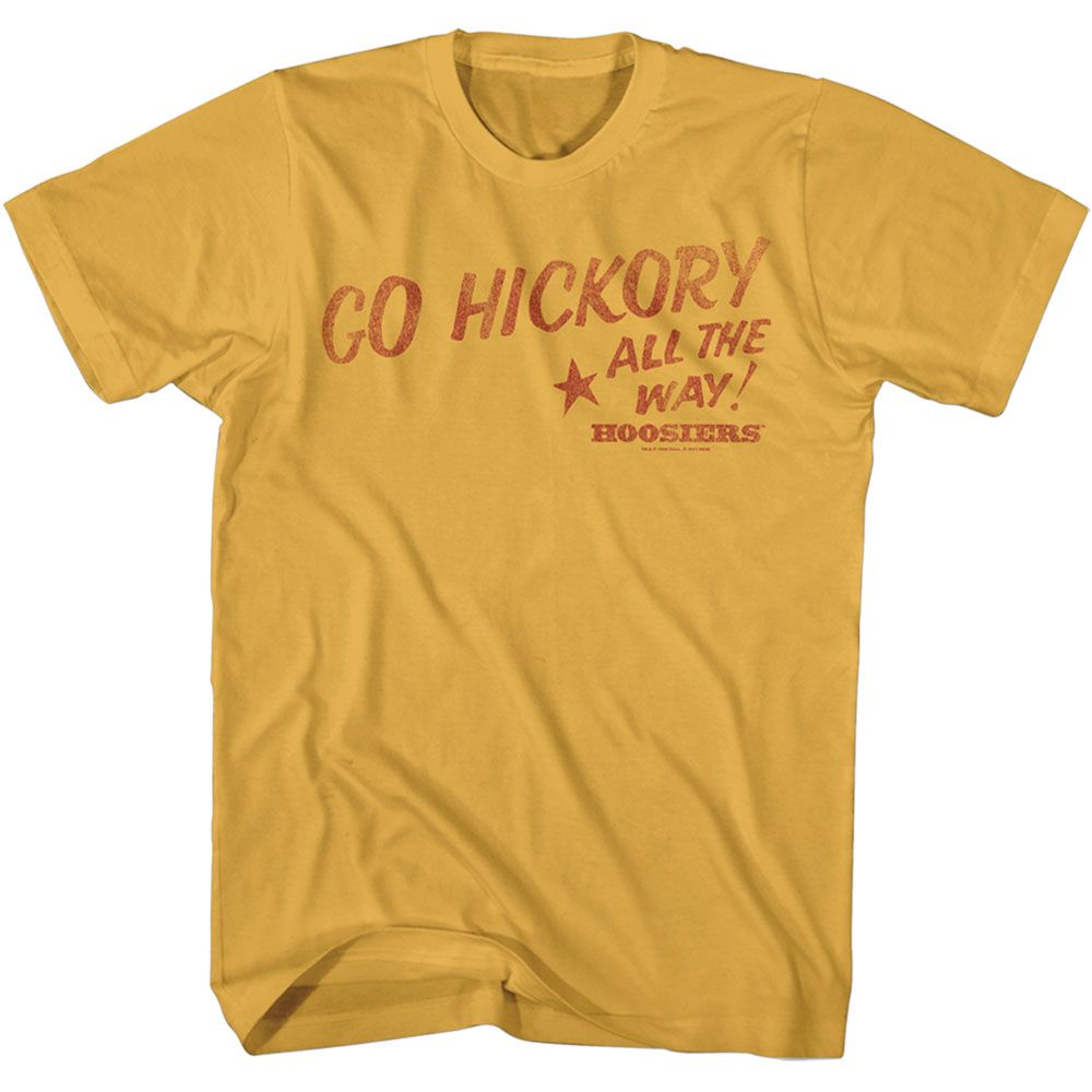 Ginger Hoosiers t-shirt featuring Hoosiers Go Hickory design
