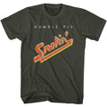 Smoke gray Humble Pie t-shirt featuring Humble Pie Smokin' 1972 album design