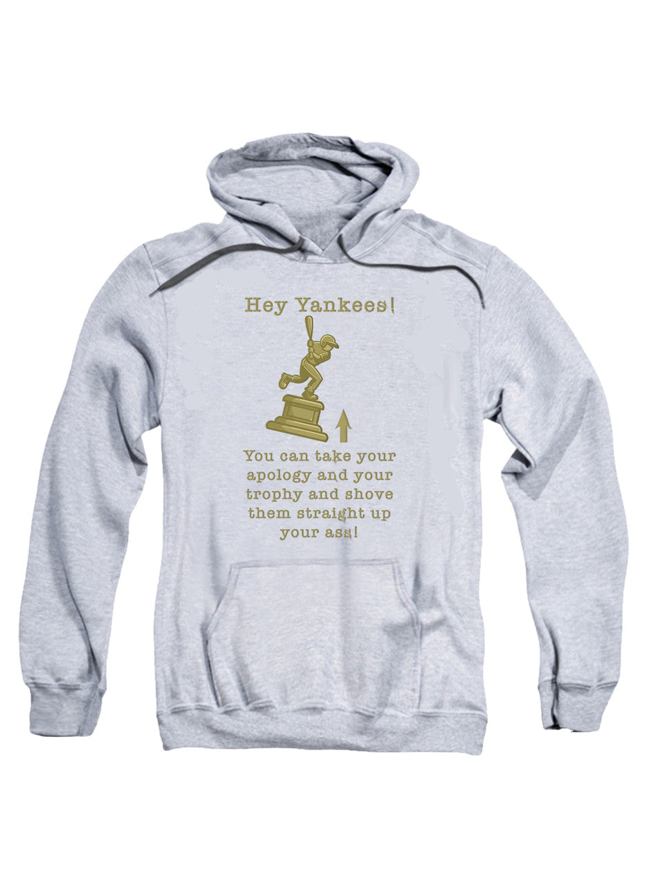 Gray Hey Yankees Hoodie