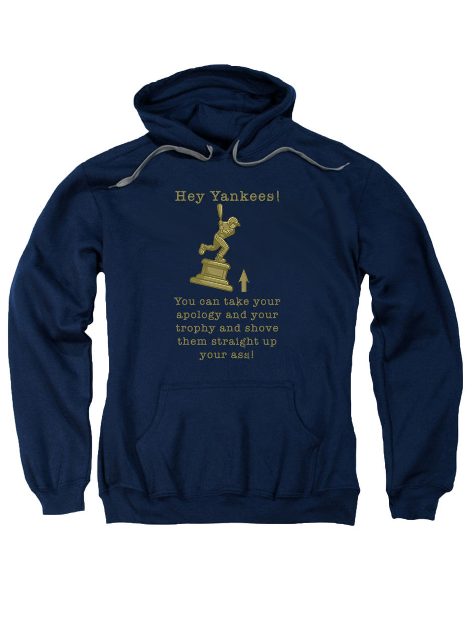 Navy Hey Yankees Hoodie