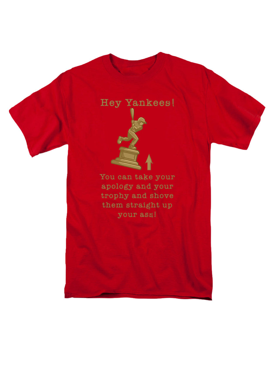 Red Hey Yankees T-Shirt