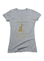 Gray Hey Yankees Juniors V-Neck T-Shirt