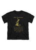 Black Hey Yankees Youth/Toddler T-Shirt
