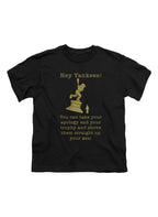 Black Hey Yankees Youth/Toddler T-Shirt