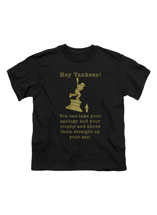 Black Hey Yankees Youth/Toddler T-Shirt