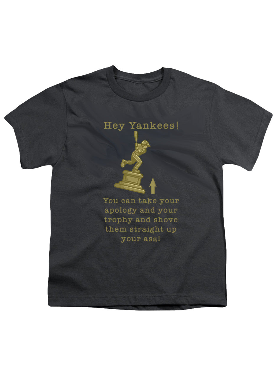 Charcoal Hey Yankees Youth/Toddler T-Shirt